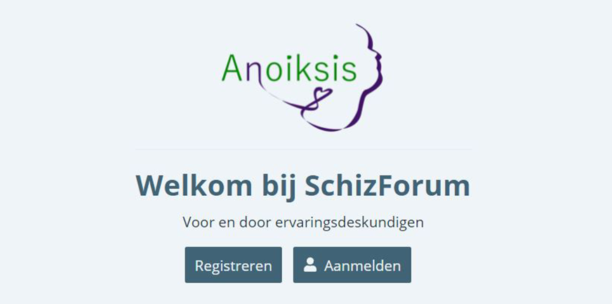 SchizForum, de ontmoetingsplek voor mensen met psychosegevoeligheid is vernieuwd. Dit Forum is onderdeel van Anoiksis.